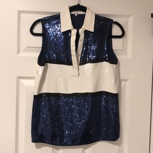Adam Sleeveless Sequin Top